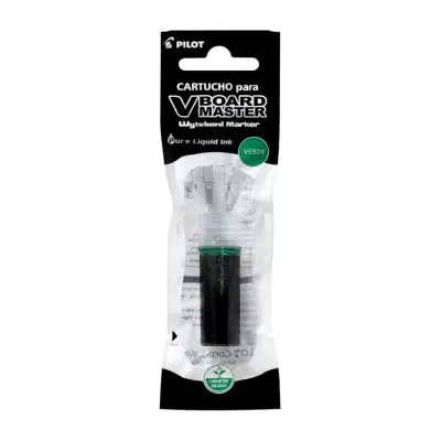 TINTA CARTUCHO PLUMON PIZARRA V-BOARD PILOT VERDE