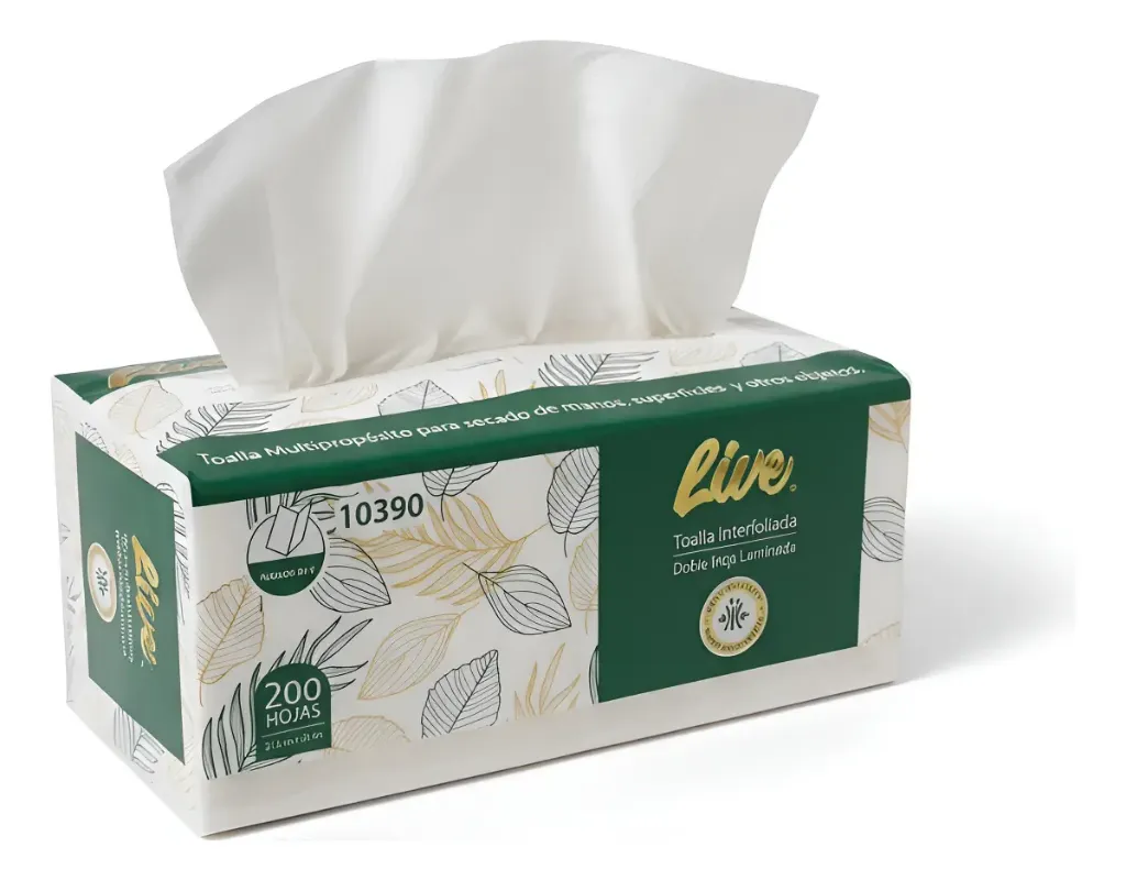 Toalla Interfoliada Live x 18 Unds