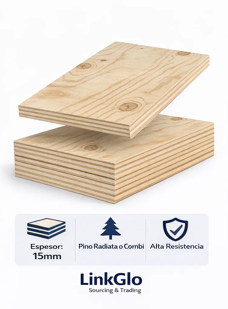 TERCIADO ESTRUCTURAL  CD 15mm x 1,20mx2,40m (CMPC)